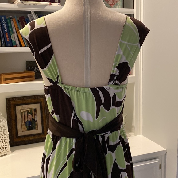 ❤️La Belle Dress Brown/Green Size Large! - Picture 4 of 8